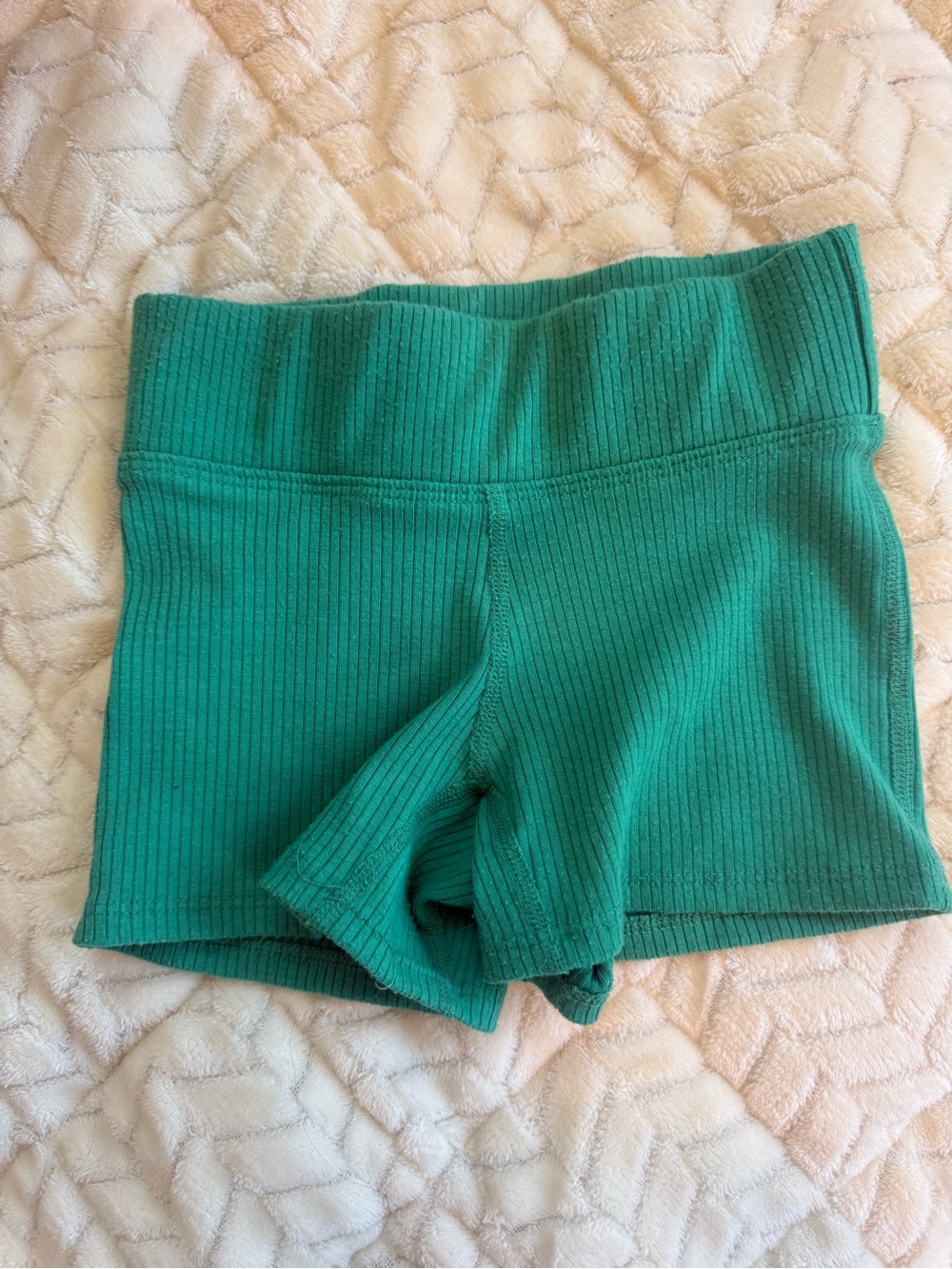 YM Tiger Friday Ribbed Green Shorts